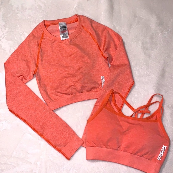 Gymshark Tops - Gymshark bundle seamless  crop top and sports Bra